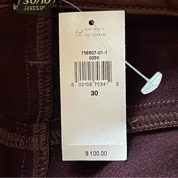 Banana Republic Faux Leather Low Rise Boot Cut Five Pocket Pant in Mocha Brown - Picture 4 of 8